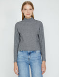 18519 High Neck Jumper - Grey