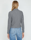 18519 High Neck Jumper - Grey