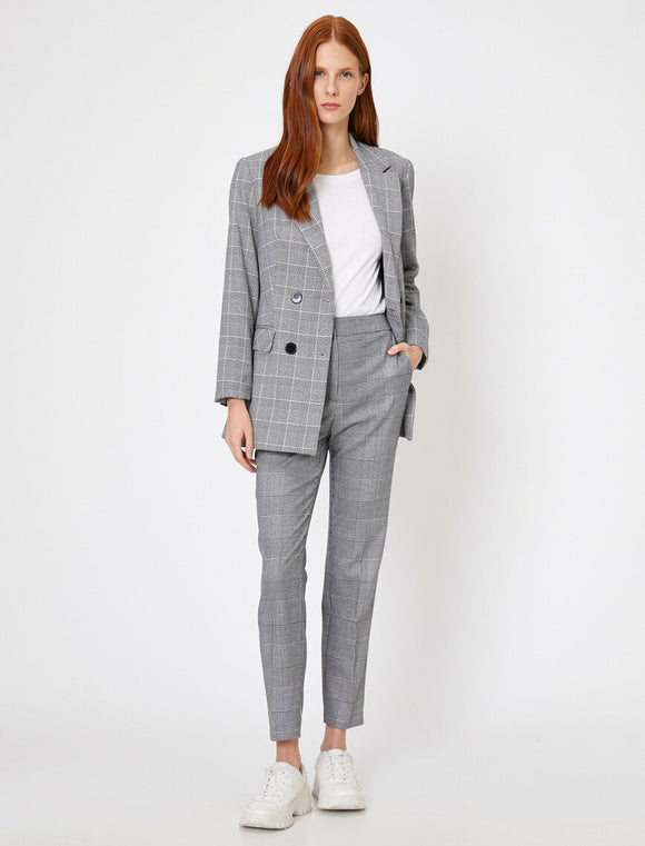 16300 black check trousers