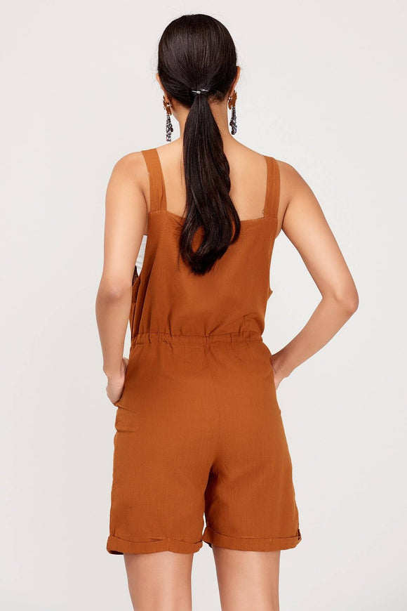 5212282 Cinnamon Shorts Jumpsuit