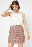 20498b Multi Colour Tasseled Skirt Dress