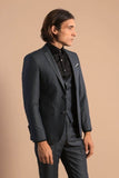 4404 Smoked Grey Plain Waistcoat Suit