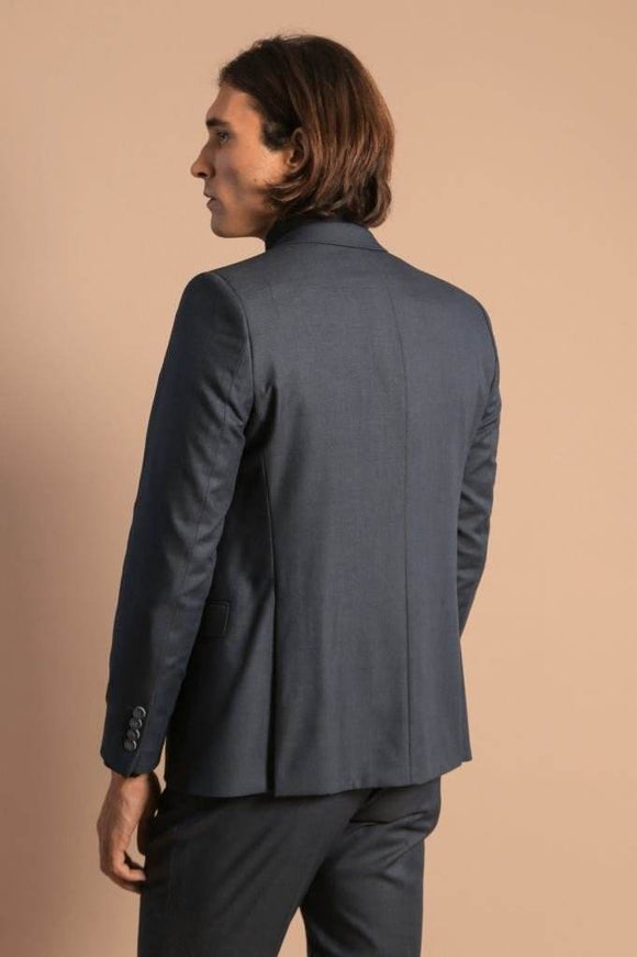 4404 Smoked Grey Plain Waistcoat Suit