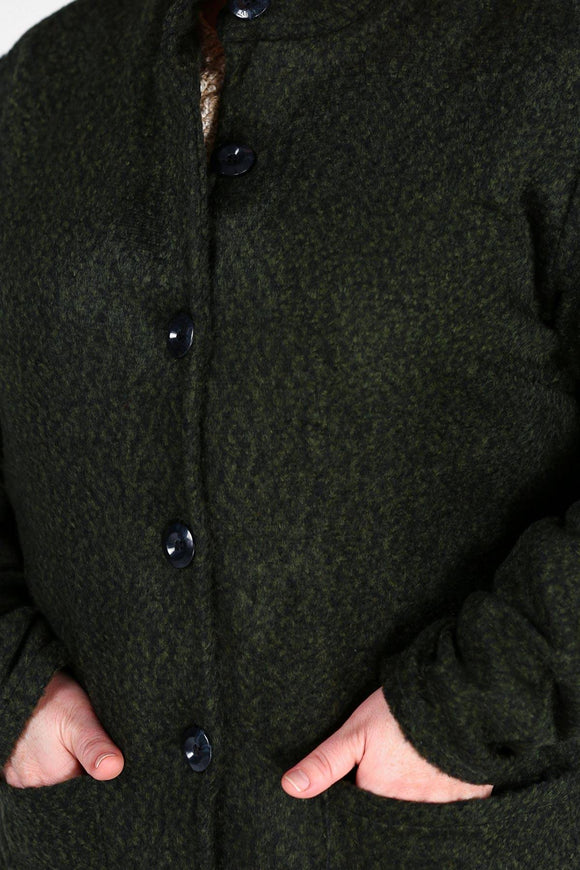 5275 Stone Plus Size Cashmere Coat