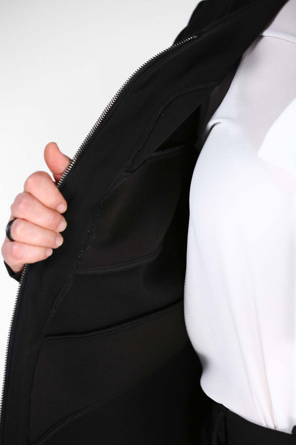 5298 Stone Zipper Detail Cardigan