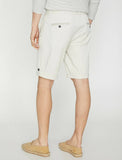 9796 Ecru Pocket Detailed Short
