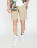 9799 Beige Pocket Detailed Short