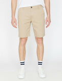 9799 Beige Pocket Detailed Short