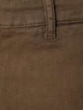 9803 Brown Pocket Detailed Short