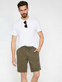 9804 Olive Tie Waist Short