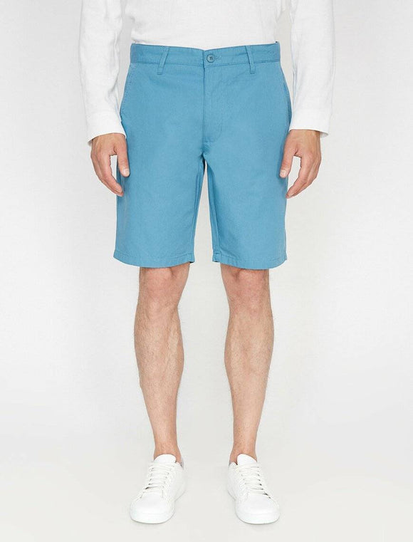 9808 Blue Pocket Detailed Short