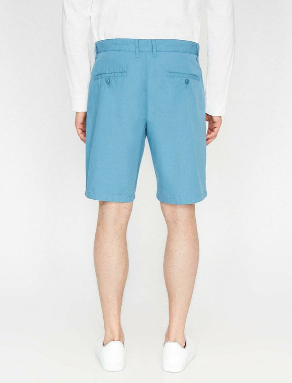 9808 Blue Pocket Detailed Short