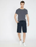 9810 Navy Tie Waist Short