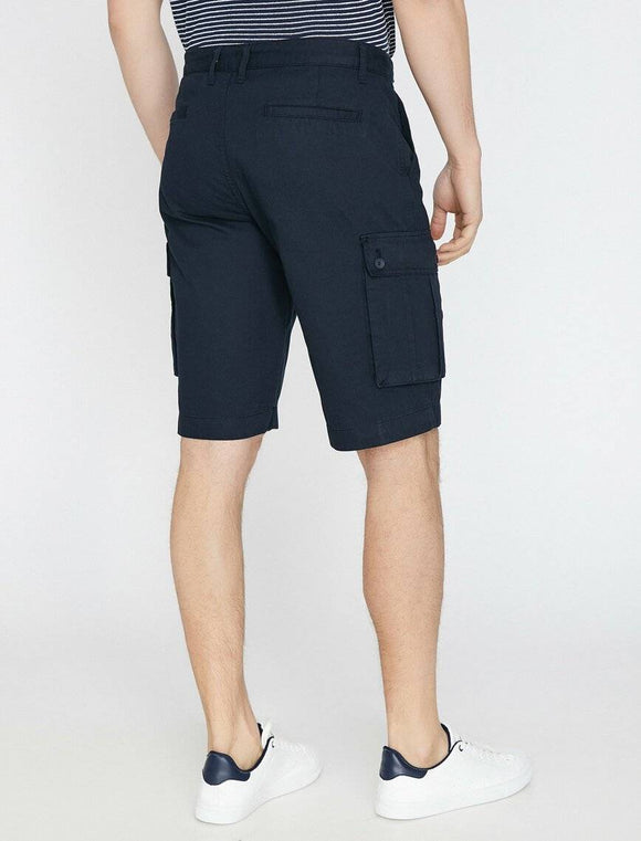 9810 Navy Tie Waist Short