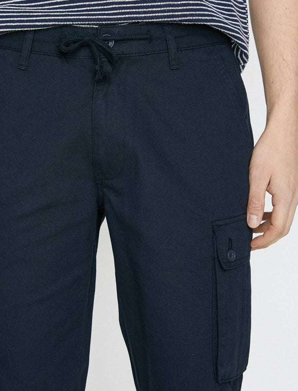 9810 Navy Tie Waist Short