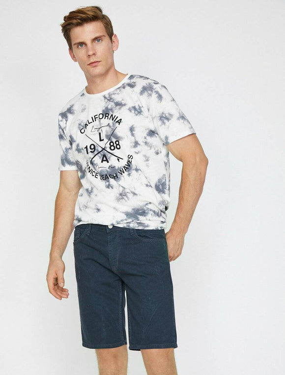 9812 Indigo Pocket Detailed Short