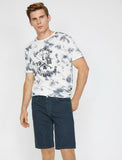 9812 Indigo Pocket Detailed Short