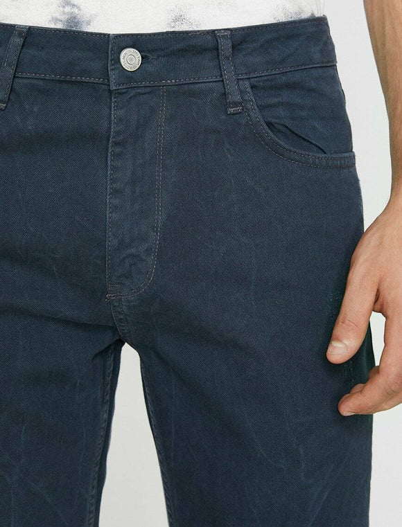 9812 Indigo Pocket Detailed Short