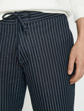 9813 Navy Tie Waist Short