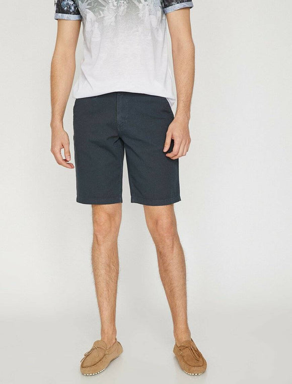 9816 Grey Pocket Detailed Short