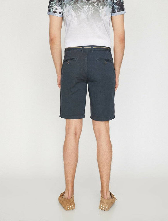 9816 Grey Pocket Detailed Short