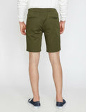 9822 Khaki Tie Waist Short