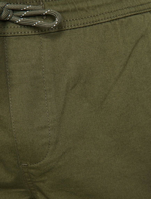 9822 Khaki Tie Waist Short