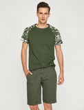 9823 Khaki Pocket Detailed Short