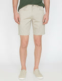 9825 Beige Pocket Detailed Short
