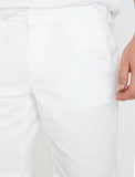 9831 White Pocket Detailed Short