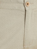 9833 Beige Pocket Detailed Short
