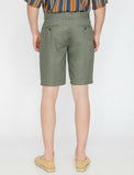 9838 Olive Pocket Detailed Short