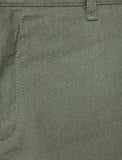 9838 Olive Pocket Detailed Short