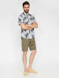 9841 Olive Pocket Detailed Short