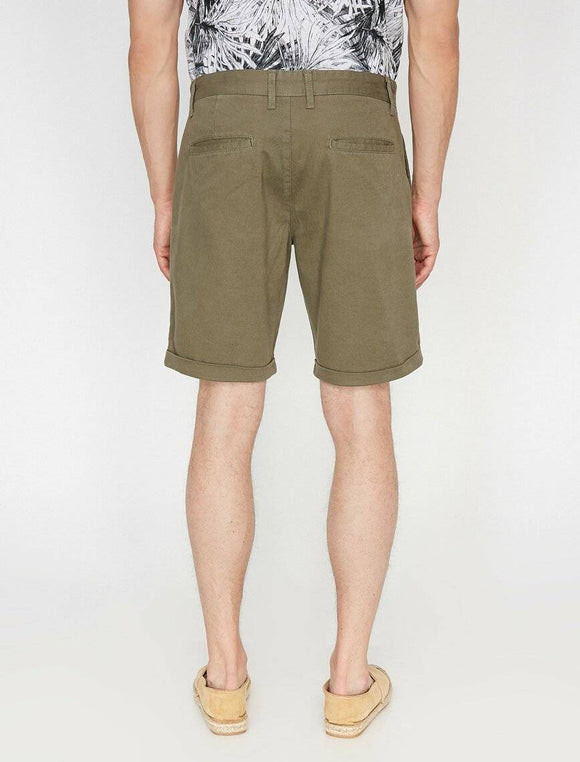 9841 Olive Pocket Detailed Short