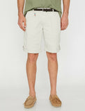 9842 Ecru Pocket Detailed Short
