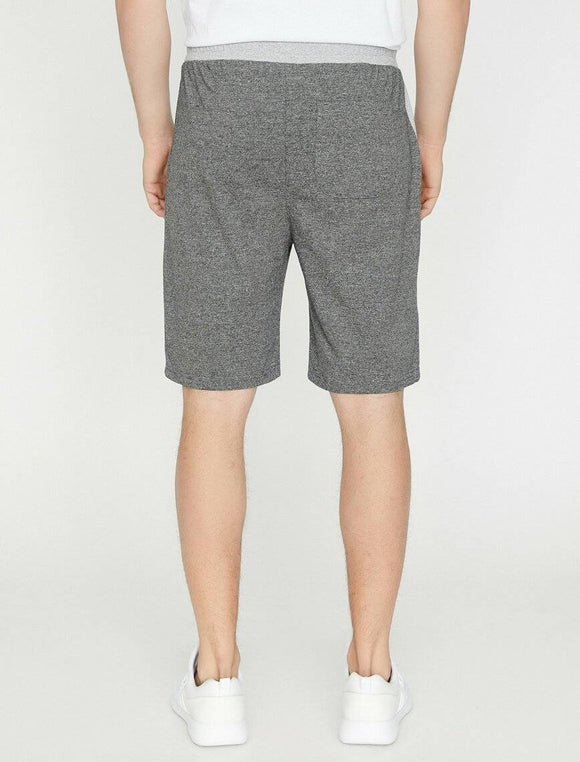 9847 Grey Pocket Detailed Short