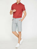 9855 Blue Pocket Detailed Short