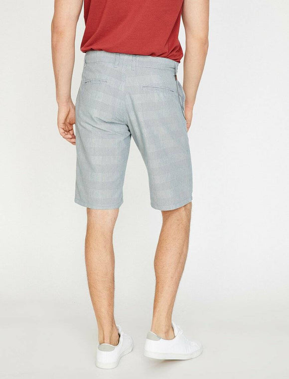9855 Blue Pocket Detailed Short