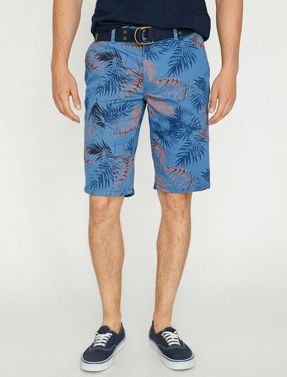 9862 Navy Pocket Detailed Short