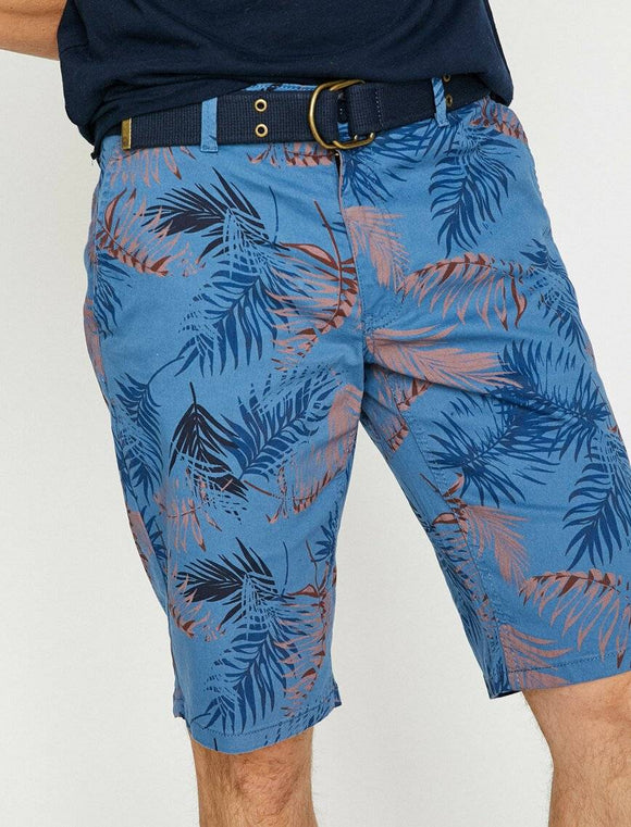 9862 Navy Pocket Detailed Short