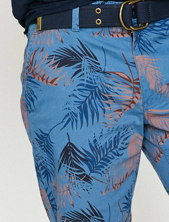 9862 Navy Pocket Detailed Short