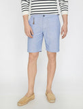 9863 Blue Pocket Detailed Short
