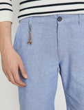 9863 Blue Pocket Detailed Short