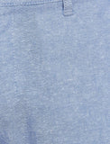 9863 Blue Pocket Detailed Short