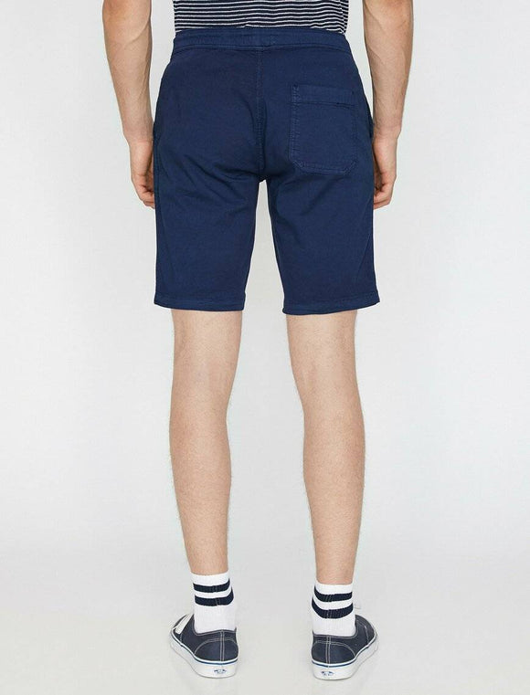 9868 Blue Tie Waist Short