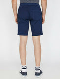 9868 Blue Tie Waist Short