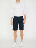 9869 Navy Blue Pocket Detailed Short