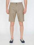 9873 Beige Pocket Detailed Short
