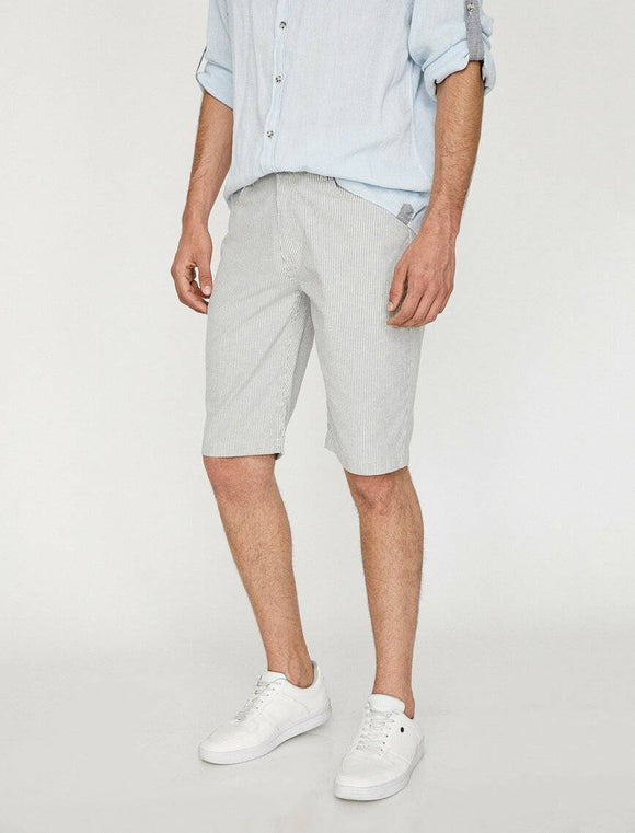 9890 Navy Striped Short